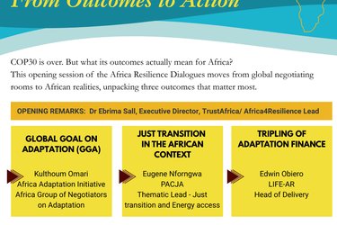 flyer africa4resilience first webinar