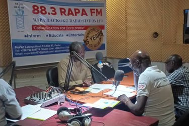 Pader District Radio talk show with PS Alfred, Local Council Five (LCV) Chairperson and LIFE-AR District Focal Point