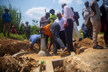 Credit: LIFE-AR Uganda Kibaale district borehole finalisation